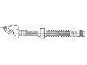 TRW PHB424 stabdžių žarnelė 
 Stabdžių sistema -> Stabdžių žarnelės
4500131, 9160431, 9160431