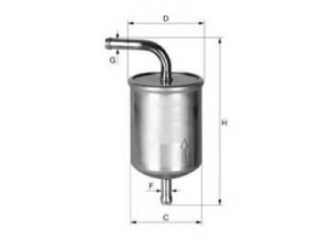 UNIFLUX FILTERS XB229 kuro filtras 
 Techninės priežiūros dalys -> Papildomas remontas
23300-87214, 23300-87214-LOC, 23300-87221