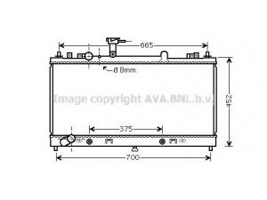 AVA QUALITY COOLING MZA2225 radiatorius, variklio aušinimas 
 Aušinimo sistema -> Radiatorius/alyvos aušintuvas -> Radiatorius/dalys
L3AL15200, L3S515200A