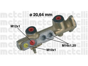 METELLI 05-0069 pagrindinis cilindras, stabdžiai 
 Stabdžių sistema -> Pagrindinis stabdžių cilindras
77 00 617 297, 77 00 618 662, 77 01 349 537