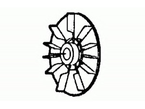 DELCO REMY 10467133 ventiliatorius, kintamosios srovės generatorius