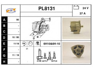 SNRA PL8131 kintamosios srovės generatorius
0061541702