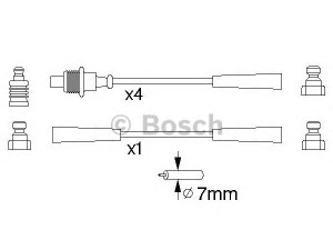 BOSCH 0 986 356 820 uždegimo laido komplektas 
 Kibirkšties / kaitinamasis uždegimas -> Uždegimo laidai/jungtys
5967 K9
