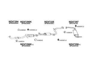 VENEPORTE 470045 išmetimo sistema 
 Išmetimo sistema -> Išmetimo sistema, visa
