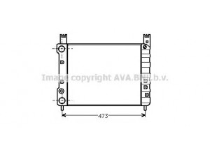 AVA QUALITY COOLING FT2061 radiatorius, variklio aušinimas 
 Aušinimo sistema -> Radiatorius/alyvos aušintuvas -> Radiatorius/dalys
7572592, 7575592