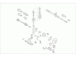 ZF Parts VW-GOLF-FZ022 vairavimo mechanizmas; rato pakaba 
 Ašies montavimas/vairavimo mechanizmas/ratai -> Prekių paieška pagal schemą