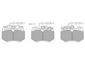 FREMAX FBP-0506-01 stabdžių trinkelių rinkinys, diskinis stabdys 
 Techninės priežiūros dalys -> Papildomas remontas
95611498, 95616818, 95647733, 95659353
