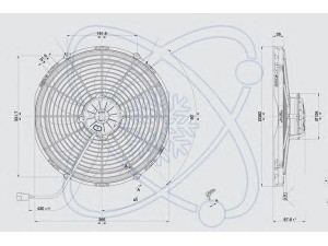 ELECTRO AUTO 32G0004 ventiliatorius, radiatoriaus