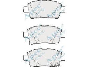 APEC braking PAD1825 stabdžių trinkelių rinkinys, diskinis stabdys 
 Techninės priežiūros dalys -> Papildomas remontas
04465-0W080, 044650W050, 0446513020
