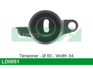 LUCAS ENGINE DRIVE LD0851 įtempiklio skriemulys, paskirstymo diržas
LHP100180, LHP100840, LHP100840A