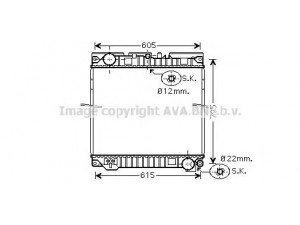 AVA QUALITY COOLING MN2049 radiatorius, variklio aušinimas 
 Aušinimo sistema -> Radiatorius/alyvos aušintuvas -> Radiatorius/dalys
81061016493