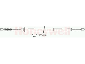BENDIX 432952B trosas, stovėjimo stabdys
95635771