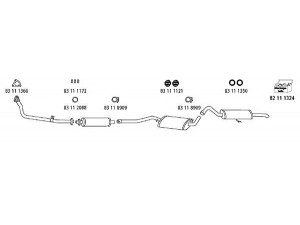 HJS Au_485 išmetimo sistema 
 Išmetimo sistema -> Išmetimo sistema, visa