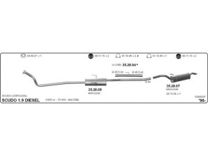 IMASAF 524000247 išmetimo sistema 
 Išmetimo sistema -> Išmetimo sistema, visa