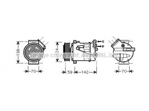 AVA QUALITY COOLING OLK450 kompresorius, oro kondicionierius 
 Oro kondicionavimas -> Kompresorius/dalys
6854006, 6854072, 13191994, 24411264
