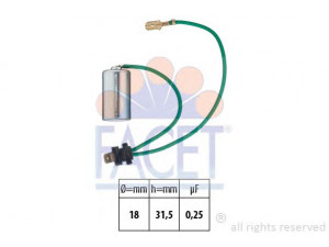 FACET 0.0179/108 kondensatorius, uždegimas
7073053, 7073833
