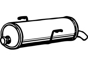 FENNO P4783 galinis duslintuvas 
 Išmetimo sistema -> Duslintuvas
1726-GY, 1726-SG, 1726-XA