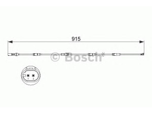 BOSCH 1 987 473 509 įspėjimo kontaktas, stabdžių trinkelių susidėvėjimas 
 Stabdžių sistema -> Susidėvėjimo indikatorius, stabdžių trinkelės
34 35 6 791 962