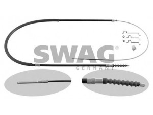 SWAG 20 93 6673 trosas, stovėjimo stabdys 
 Stabdžių sistema -> Valdymo svirtys/trosai
34 40 1 166 234, 34 41 1 162 998