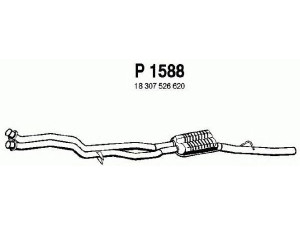 FENNO P1588 vidurinis duslintuvas 
 Išmetimo sistema -> Duslintuvas
18307526620