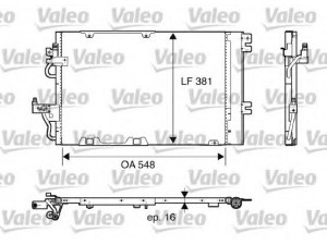 VALEO 817846 kondensatorius, oro kondicionierius 
 Oro kondicionavimas -> Kondensatorius
1850097, 93178959