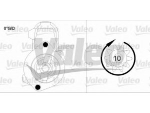VALEO 458171 starteris 
 Elektros įranga -> Starterio sistema -> Starteris
0051513701, 51513701, A0051513701