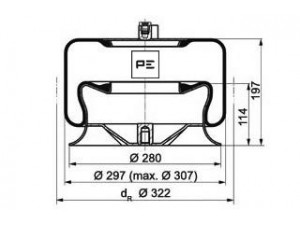 PE Automotive 084.260-72A dėklas, pneumatinė pakaba
942 320 44 21