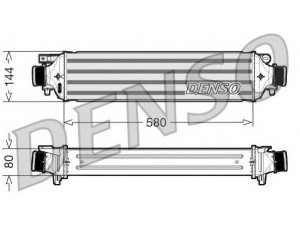 DENSO DIT09108 tarpinis suslėgto oro aušintuvas, kompresorius
51808365