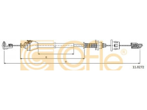 COFLE 11.0272 akceleratoriaus trosas 
 Variklis -> Oro tiekimas -> Akceleratoriaus trosas/jungtis
7700416623