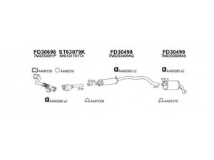 VENEPORTE 800202 išmetimo sistema 
 Išmetimo sistema -> Išmetimo sistema, visa