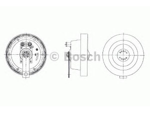 BOSCH 0 320 202 027 garsinis signalas; garsinis signalas