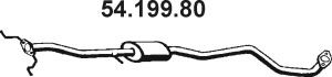 EBERSPÄCHER 54.199.80 vidurinis duslintuvas 
 Išmetimo sistema -> Duslintuvas
OK32A 40 300C