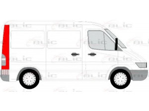 BLIC 6505-04-3546706P stogo statramstis 
 Kėbulas -> Kėbulo dalys/ sparnas/buferis -> Stogo/durų ramsčiai/rėmai