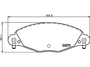 HELLA 8DB 355 019-421 stabdžių trinkelių rinkinys, diskinis stabdys 
 Techninės priežiūros dalys -> Papildomas remontas
425216, 425249, 425289, E172230