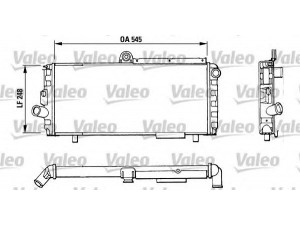 VALEO 811010 radiatorius, variklio aušinimas 
 Aušinimo sistema -> Radiatorius/alyvos aušintuvas -> Radiatorius/dalys
0060504387, 60504387
