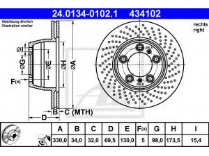 ATE 24.0134-0102.1 stabdžių diskas 
 Dviratė transporto priemonės -> Stabdžių sistema -> Stabdžių diskai / priedai
996 351 410 02, 996 351 410 03
