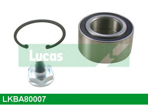LUCAS ENGINE DRIVE LKBA80007 rato guolio komplektas 
 Ašies montavimas/vairavimo mechanizmas/ratai -> Rato stebulė/montavimas -> Rato guolis
