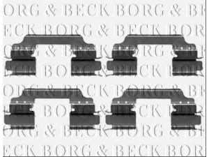 BORG & BECK BBK1534 priedų komplektas, diskinių stabdžių trinkelės 
 Stabdžių sistema -> Diskinis stabdys -> Stabdžių dalys/priedai