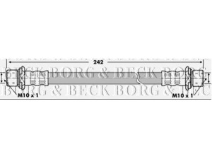 BORG & BECK BBH7265 stabdžių žarnelė 
 Stabdžių sistema -> Stabdžių žarnelės
9094702B46