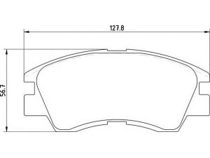 MAGNETI MARELLI 363700200044 stabdžių trinkelių rinkinys, diskinis stabdys 
 Techninės priežiūros dalys -> Papildomas remontas
DBP511111, MB162522, MB500812, MB500813