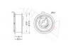 AUTEX 642027 įtempiklio skriemulys, paskirstymo diržas 
 Techninės priežiūros dalys -> Papildomas remontas
06D109243, 06D109243, 06D109243