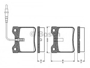 BOSCH 0 986 TB2 175 stabdžių trinkelių rinkinys, diskinis stabdys 
 Techninės priežiūros dalys -> Papildomas remontas
4251 93, 4250 81