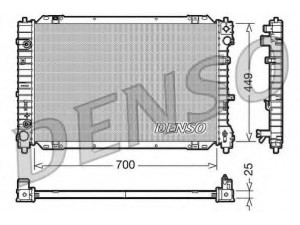 DENSO DRM10089 radiatorius, variklio aušinimas 
 Aušinimo sistema -> Radiatorius/alyvos aušintuvas -> Radiatorius/dalys
AJ0315200, AJ3415200