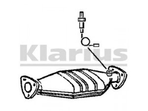 KLARIUS 311356 katalizatoriaus keitiklis 
 Išmetimo sistema -> Katalizatoriaus keitiklis
96350080