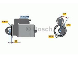 BOSCH 0 001 107 112 starteris
55351638