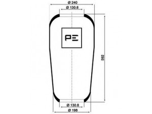 PE Automotive 084.056-70A dėklas, pneumatinė pakaba 
 Pakaba -> Pneumatinė pakaba
674 328 01 01, 674 328 02 01, 674 352 01 01