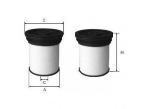 UNIFLUX FILTERS XNE731 kuro filtras 
 Techninės priežiūros dalys -> Papildomas remontas
95174479, 95492920, 4818693, 4820437