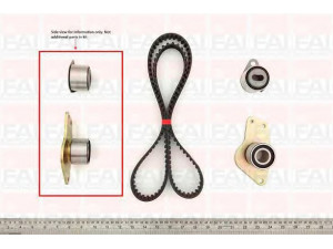 FAI AutoParts TBK45 paskirstymo diržo komplektas 
 Techninės priežiūros dalys -> Papildomas remontas
7701469774, 7701469774(KIT)