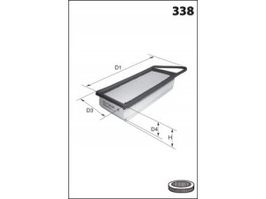 MECAFILTER ELP9310 oro filtras 
 Filtrai -> Oro filtras
1444TV, 9685468780, 1444TV, SU001A0347