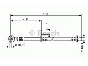 BOSCH 1 987 476 891 stabdžių žarnelė 
 Stabdžių sistema -> Stabdžių žarnelės
46431-S1A-E01